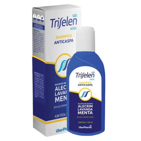 Imagem de Triselen Shampoo Anti caspa Anticoceira Selênio Uberpharma Cheiro Aroma Neutro 150ml