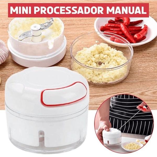 Imagem de Triturador Alho Cebola Processador Alimentos Manual Temperos Cozinha