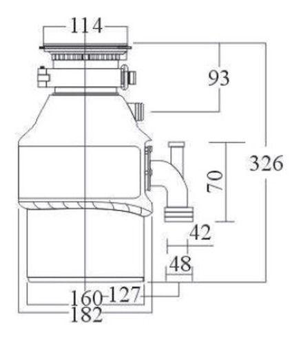 Imagem de Triturador Alimentos Pia Cozinha 75 Hp 220v - Franke