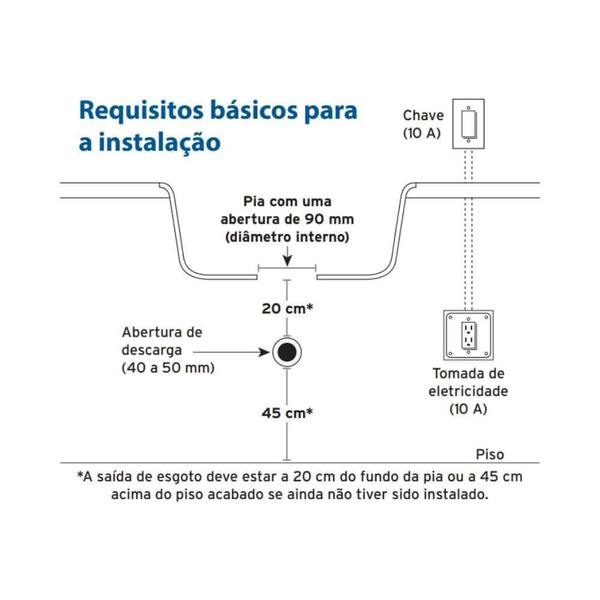 Imagem de Triturador De Alimentos Insinkerator M46 - 220V