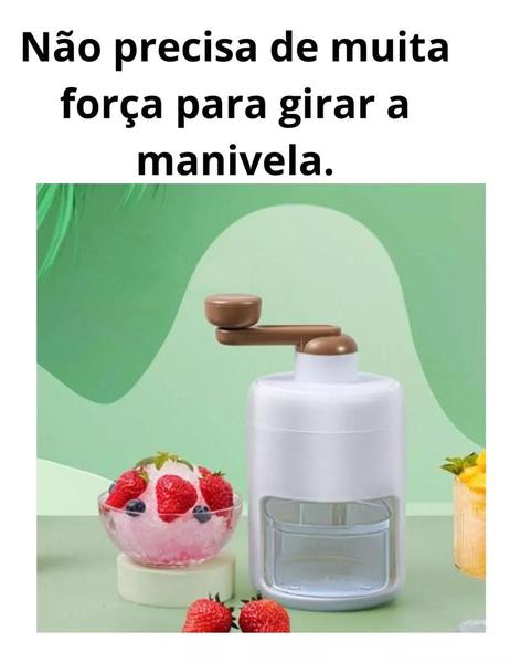 Imagem de Triturador de Gelo Com Manivela Multiuso Para Drinks Multiuso