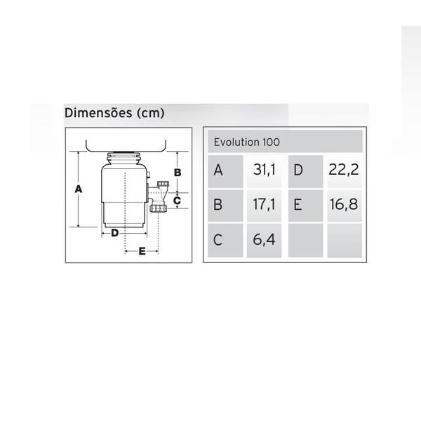 Imagem de Triturador Evolution 100 0,75 HP 220V - Insikerator