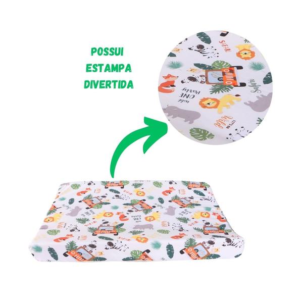 Trocador Anatômico Impermeável Cômoda Troca Fraldas Bebê Menina Menino - Maria's Baby Imagem de Trocador Anatômico Impermeável Cômoda Troca Fraldas Bebê Menina Menino