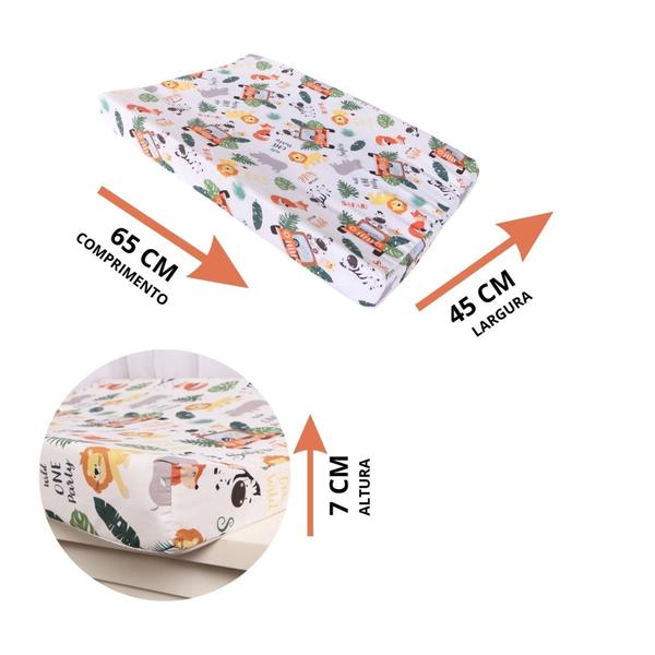 Trocador Anatômico Impermeável Cômoda Troca Fraldas Bebê Menina Menino - Maria's Baby Imagem de Trocador Anatômico Impermeável Cômoda Troca Fraldas Bebê Menina Menino