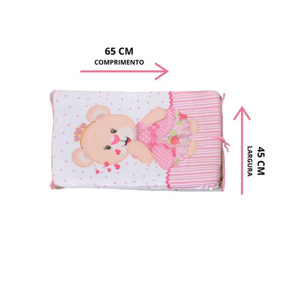 Trocador de Fraldas c/ Capa Plástica Cômoda e Berço Bebê Menina Menino - Maria's Baby Imagem de Trocador de Fraldas c/ Capa Plástica Cômoda e Berço Bebê Menina Menino