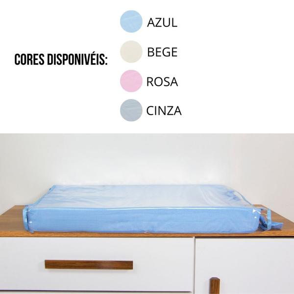 Trocador de Fraldas Para Bebê Anatômico c/ Capa Cômoda Menina Menino - Maria's Baby Imagem de Trocador de Fraldas Para Bebê Anatômico c/ Capa Cômoda Menina Menino