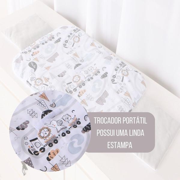 Trocador de Fraldas Portátil Impermeável Cômoda Bebê Menina Menino - Maria's Baby Imagem de Trocador de Fraldas Portátil Impermeável Cômoda Bebê Menina Menino