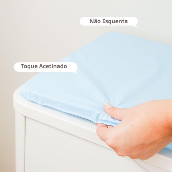Trocador De Fraudas Para Cômoda Impermeável Coloridos Linha Premium - Beniq Imagem de Trocador De Fraudas Para Cômoda Impermeável Coloridos Linha Premium