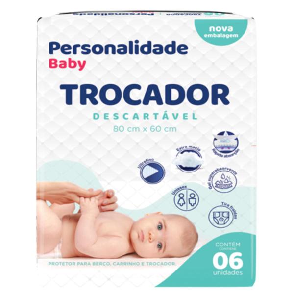 Imagem de Trocador descartável Personalidade Baby 6 unidades