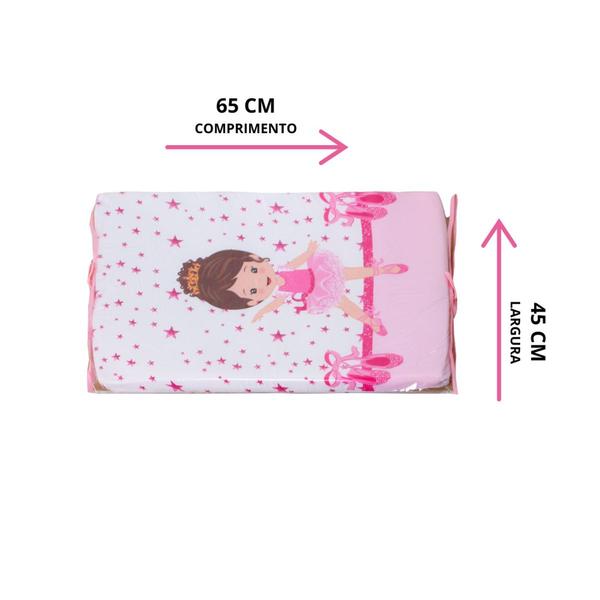 Trocador Estampado Sublimado c/ Capa Bebê Menina Menino Troca Fraldas - Maria's Baby Imagem de Trocador Estampado Sublimado c/ Capa Bebê Menina Menino Troca Fraldas
