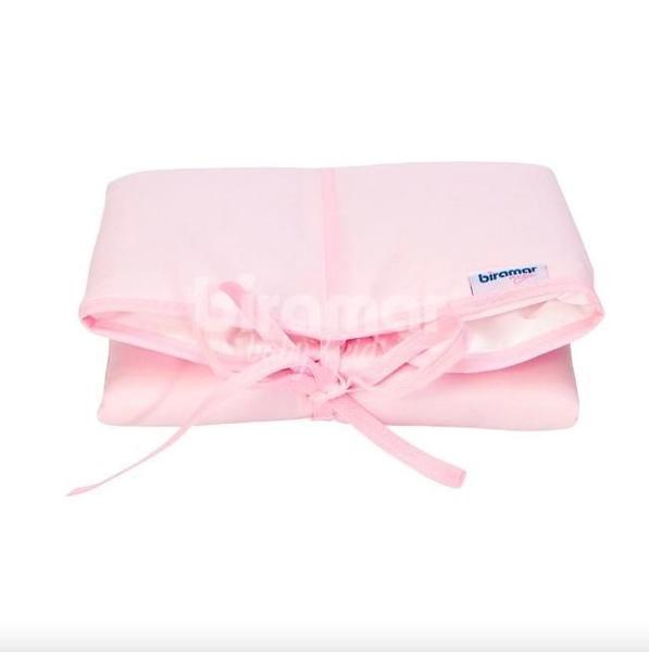 Trocador Para Bebê Portátil Percal Rosa - Biramar Baby Imagem de Trocador Para Bebê Portátil Percal Rosa