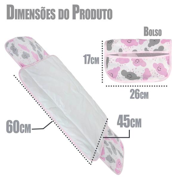 Imagem de trocador para bebê trocador portátil trocador infantil menino/menina trocador impermeável varias estampas