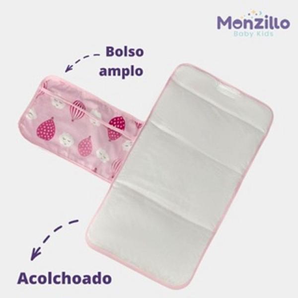 Imagem de Trocador Portátil Bebê Impermeável Acolchoado Várias Estampas