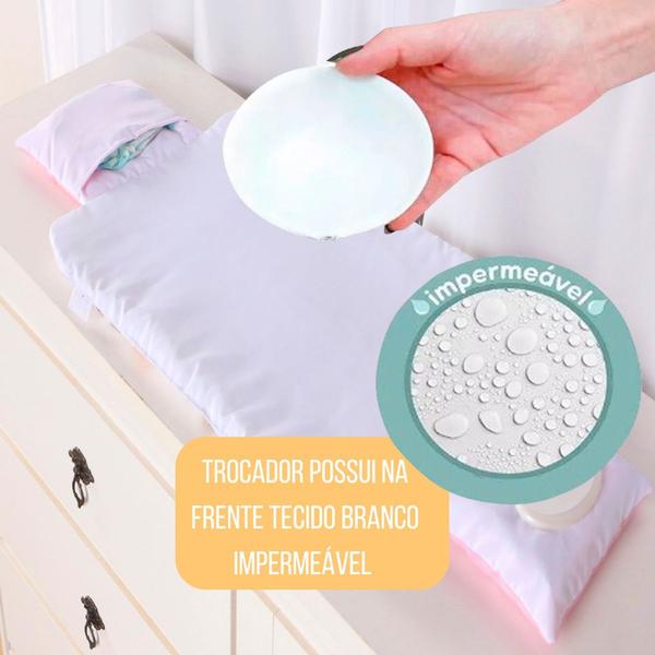 Trocador Portátil Imperméavel Para Bebê Menina Menino 01 Peça Trocador Fraldas - Maria's Baby Imagem de Trocador Portátil Imperméavel Para Bebê Menina Menino 01 Peça Trocador Fraldas