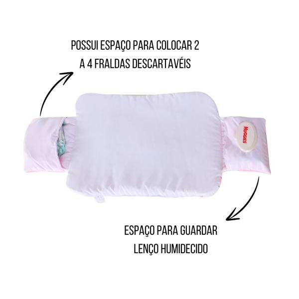 Trocador Portátil Imperméavel Para Bebê Menina Menino 01 Peça Trocador Fraldas - Maria's Baby Imagem de Trocador Portátil Imperméavel Para Bebê Menina Menino 01 Peça Trocador Fraldas