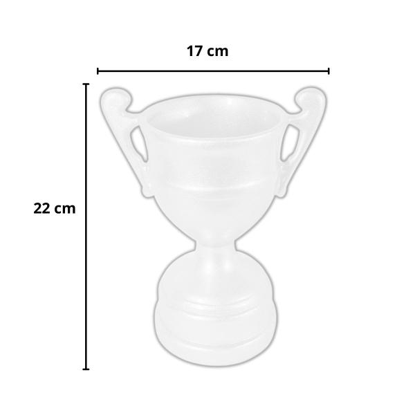 Imagem de Troféu Decorativo em Cerâmica para Festas e Decoração Futebol