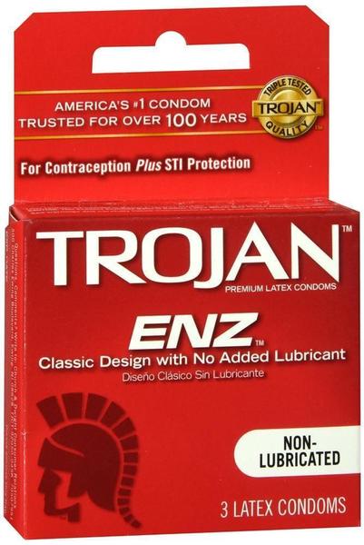 Imagem de Trojan Enz Classic Preservativo Não Lubrificado - 3 Unidades