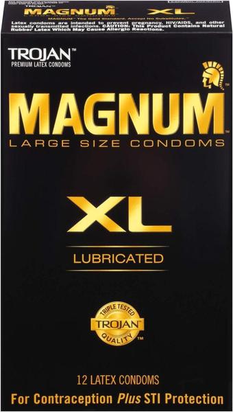 Imagem de Trojan Magnum Xl Preservativos Lubrificados Tamanho Grande