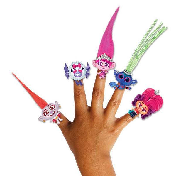 Imagem de Trolls Figura Pequenos Dançarinos + Óculos Roxo Chama