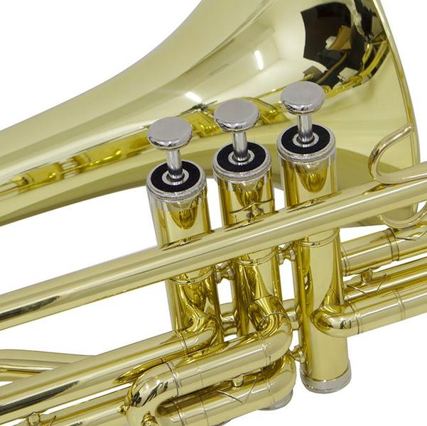 Imagem de Trombone de Pisto Tenor TB 200PD Laqueado Dourado com Case New York