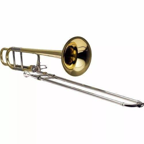 Imagem de Trombone De Vara Tenor Bb/f Hsl-801l Harmonics Laqueado