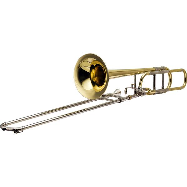 Imagem de Trombone de Vara Tenor Bb/F HSL-801L Laqueado HARMONICS