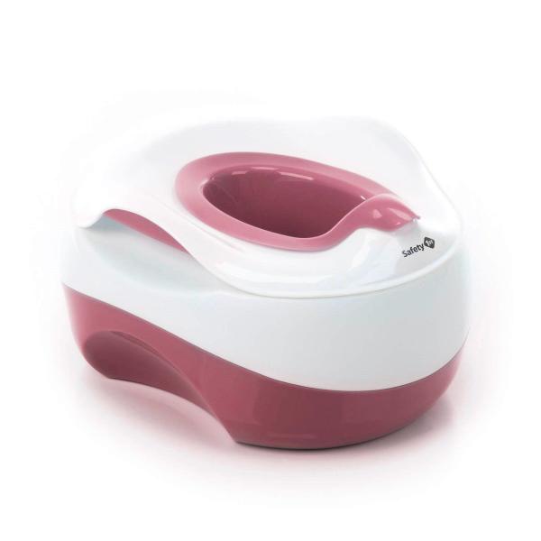 Imagem de Troninho Ergonômico Infantil Flex Potty 3 Em 1 Safety Pink