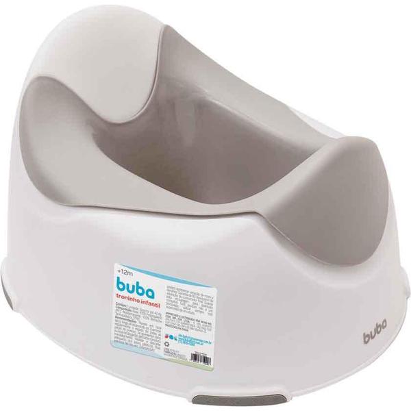 Troninho Infantil Cinza - Buba Imagem de Troninho Infantil Cinza - Buba