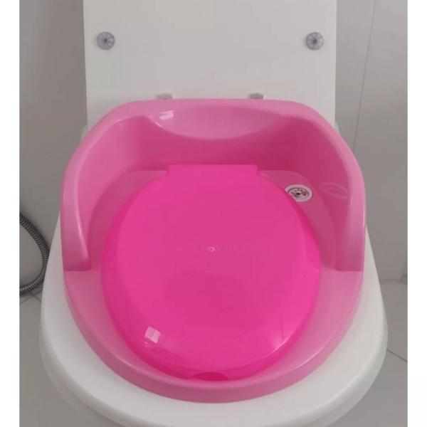 Imagem de Troninho Pinico Degrau Infantil Rosa Menina Piniquinho Vaso Penico Musical + Kit Calcinhas Sortidas Algodão