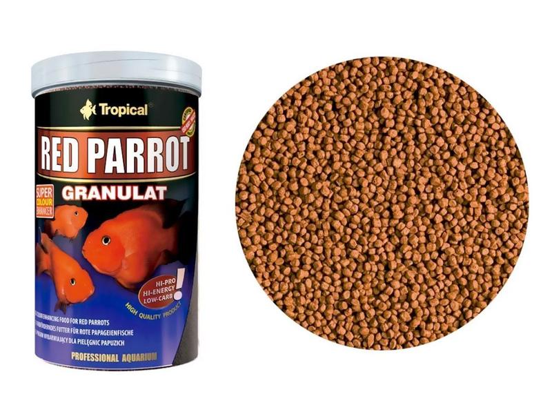 Tropical Red Parrot 400g Ração Ciclídeos & Peixe Papagaio Imagem de Tropical Red Parrot 400g Ração Ciclídeos & Peixe Papagaio