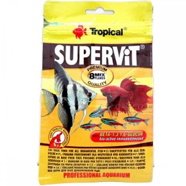 Tropical supervit flakes 12g sache - un Imagem de Tropical supervit flakes 12g sache - un