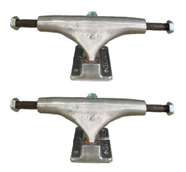 Imagem de Truck Skate 139 Com Rodas 53mm/rolamento/parafusos De Base