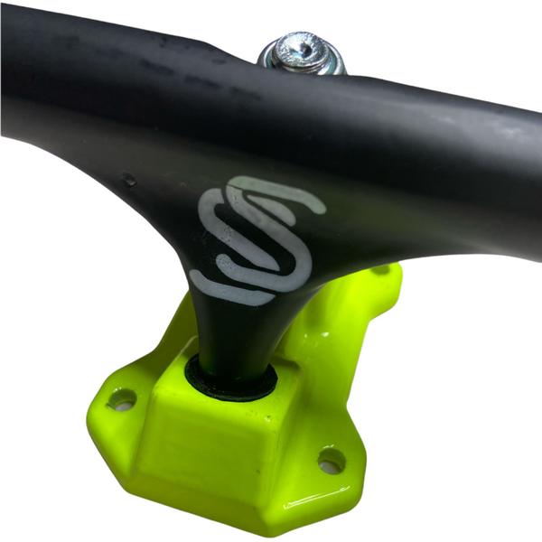 Imagem de Truck Super Skate 139 mm - Preto BS Amarelo Limão