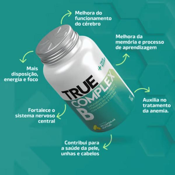 Imagem de True Complex B Colina E Inositol True Source 90 Cápsulas