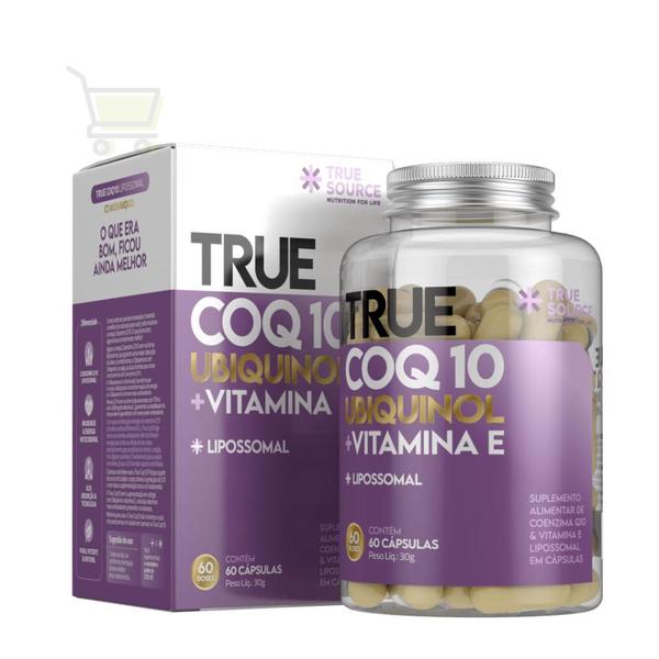 Imagem de True Coq 10 Ubiquinol + Vit E Lipossomal 60 Caps True Source