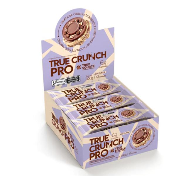 Imagem de True Crunch Pro Chocolate Meio Amargo True Source 12 Unidades 25g