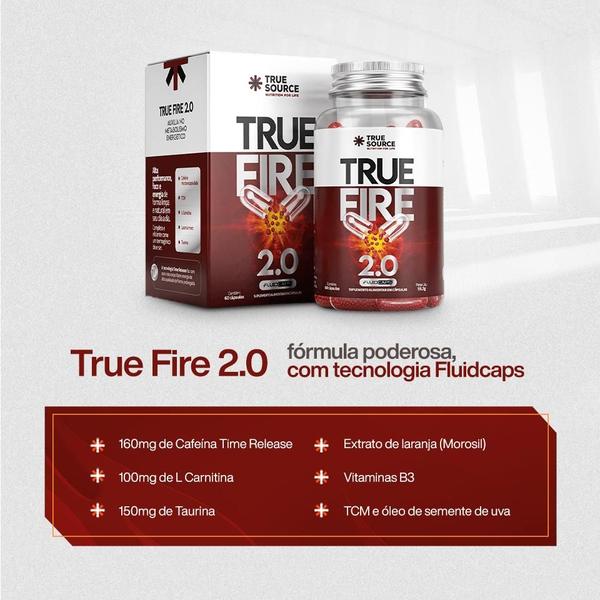 Imagem de True Fire 2.0 60 Cápsulas  True Source