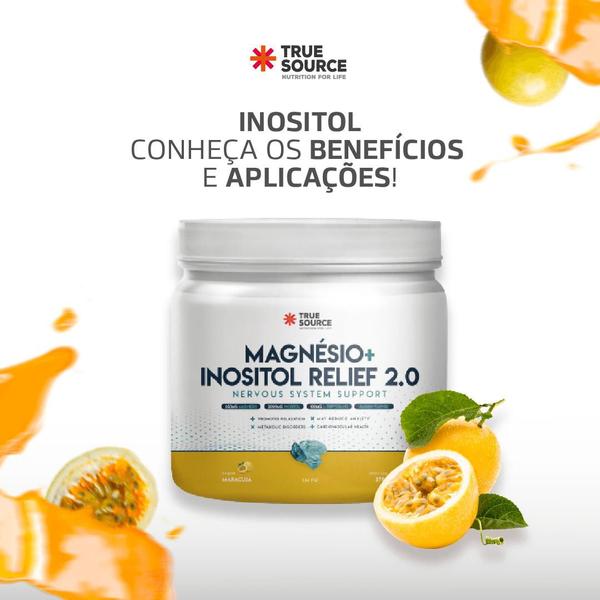 Imagem de True Magnesio + Inositol Relief 2.0 375g  Maracuja - True Source