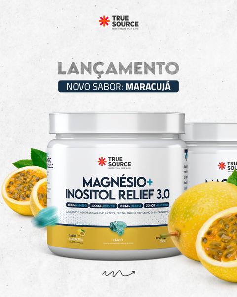 Imagem de True Magnesio + Inositol Relief 3.0 350g  Maracuja - True Source