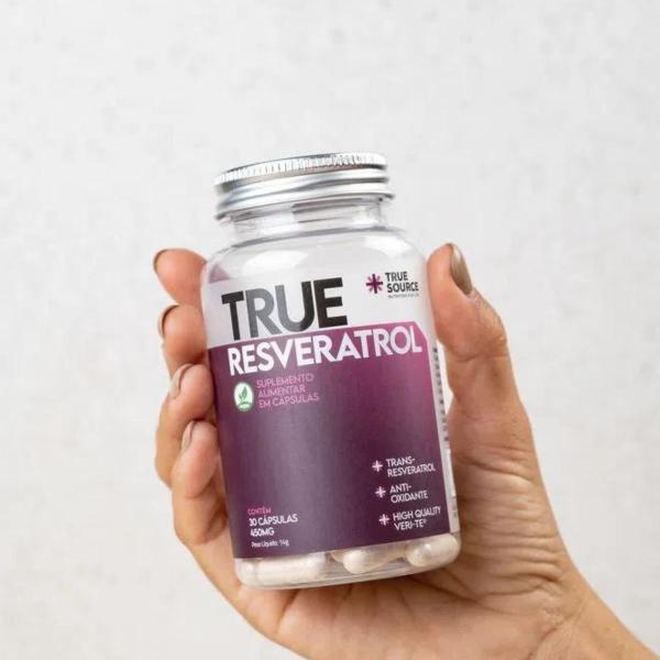 Imagem de True Resveratrol True Source com Vitamina E 450mg 30 cápsulas