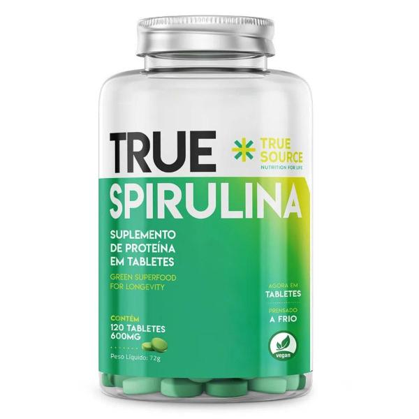 Imagem de True Spirulina True Source 600mg 120 tabletes