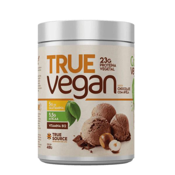 Imagem de True vegan chocolate com avela 418g - true source