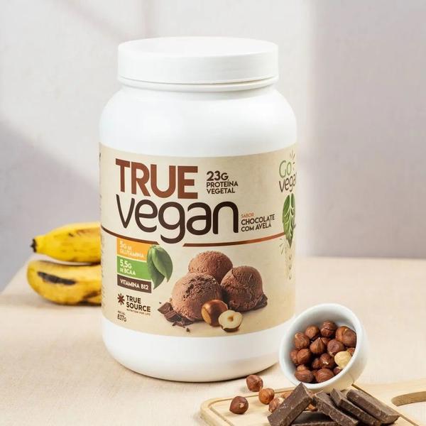 Imagem de True Vegan Chocolate com Avelã - True Source 837g