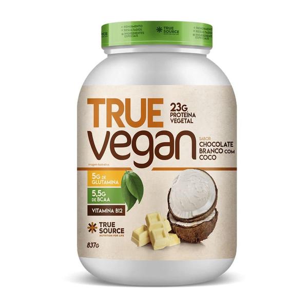 True Vegan Proteina Vegetal 837g Vegana True Source Imagem de True Vegan Proteina Vegetal 837g Vegana True Source