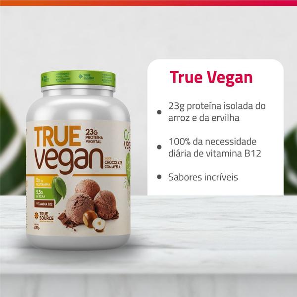 Imagem de True Vegan Whey Protein Vegano 837g Chocolate Branco com Coco - True Source