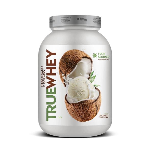 Imagem de True whey isolado e hidrolisado coconut ice cream 837g