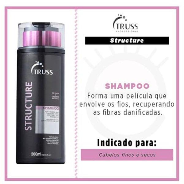 Imagem de Truss Structure Shampoo + Condicionador Espessamento dos Fios 300ml