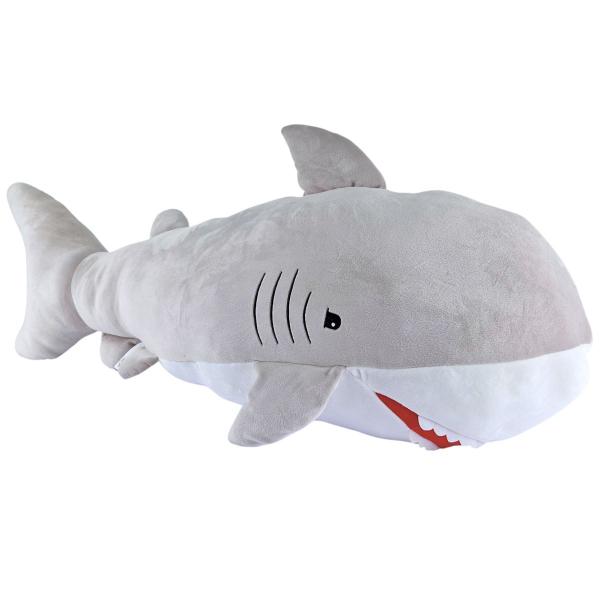 Imagem de Tubarão de Pelúcia Gigante 100cm Grande Plush Shark Almofada