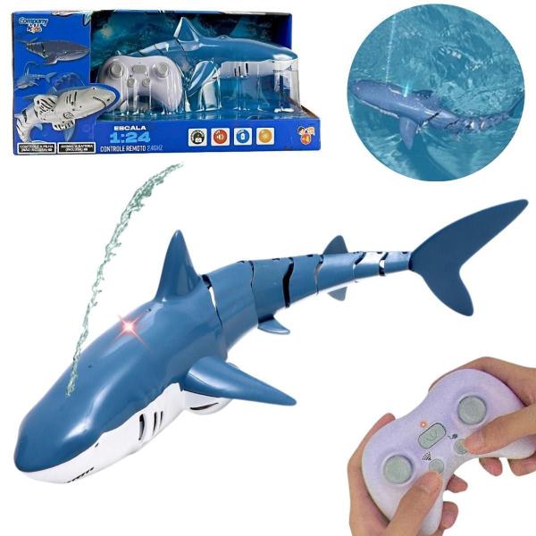 Imagem de Tubarão Shark Controle Remoto Nada De Verdade Recarregável