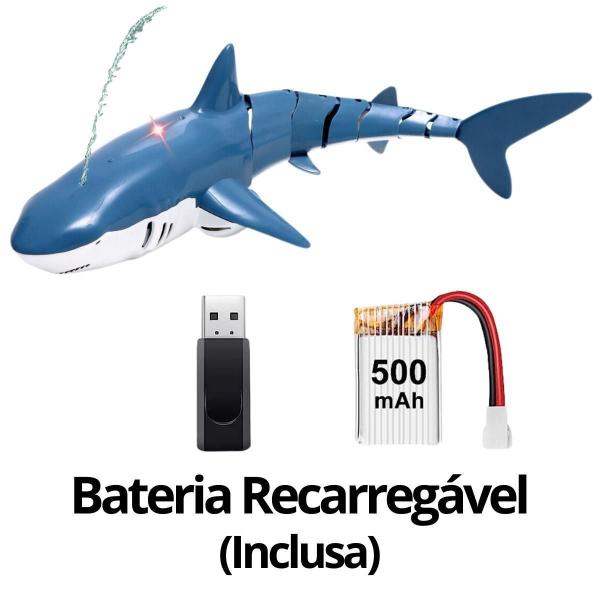 Imagem de Tubarão Shark Controle Remoto Nada De Verdade Recarregável